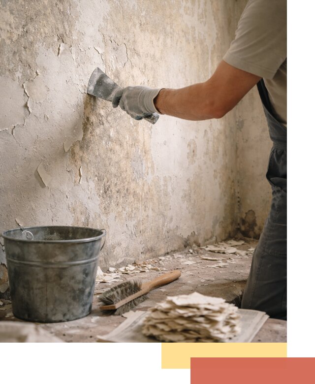 Удаление старой краски со стен в Светлограде качественно и быстро