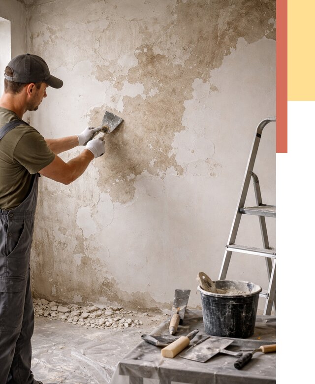 Снятие старой шпаклевки в Светлограде от 1879 руб. — быстро и недорого | ОТДЕЛОЧНИК-Свт