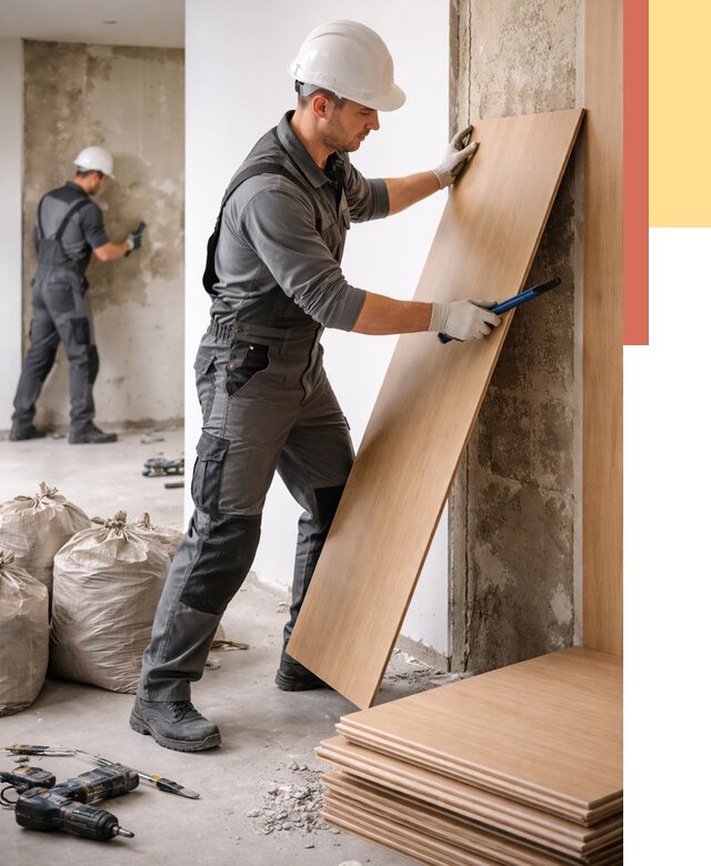 Демонтаж стеновых панелей в Светлограде от 3555 руб. за м² быстро и недорого | ОТДЕЛОЧНИК-Свт