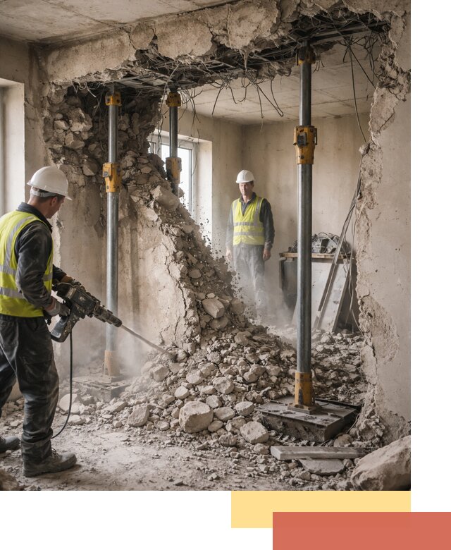 Снос несущих стен в Светлограде с гарантией безопасности и качества