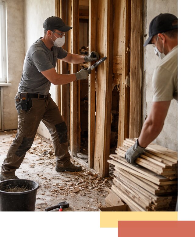 Демонтаж деревянных перегородок в Светлограде быстро и аккуратно