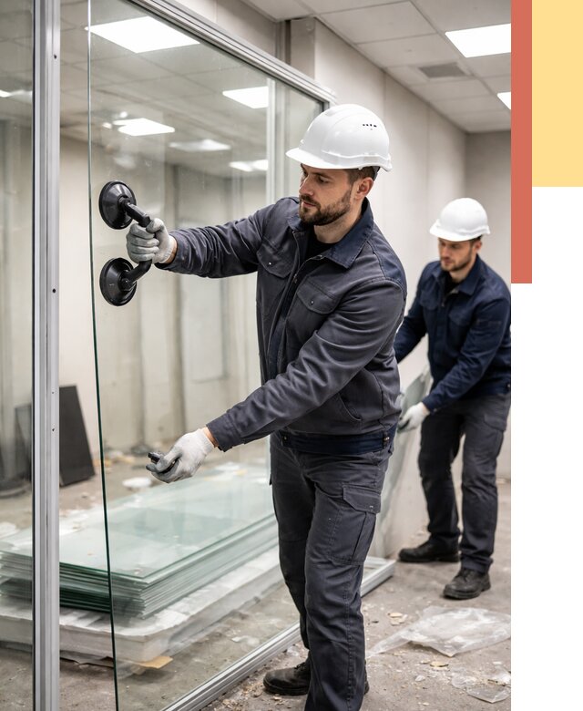 Демонтаж стеклянных перегородок в Светлограде от 3251 руб. — быстро и недорого | ОТДЕЛОЧНИК-Свт