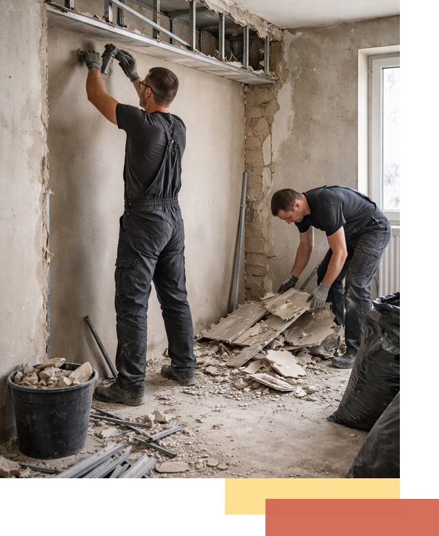 Демонтаж короба из гипсокартона в Светлограде быстро и аккуратно