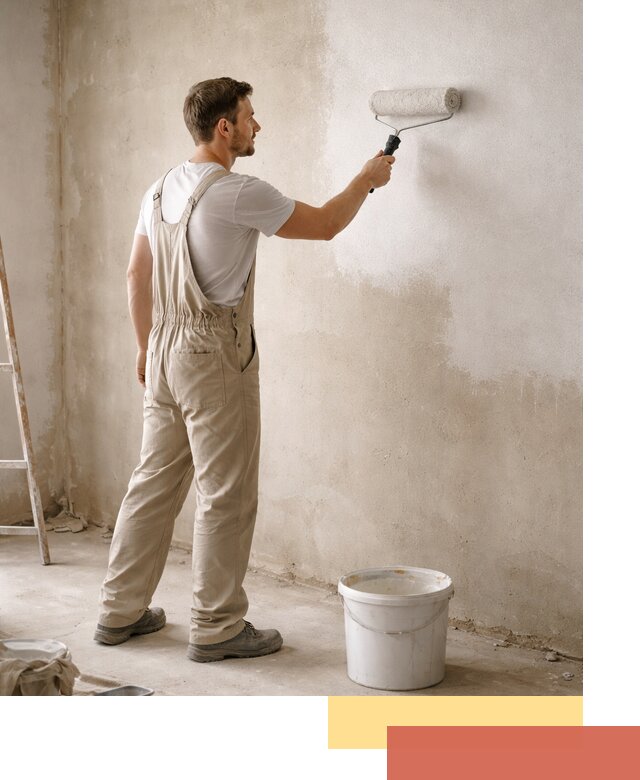 Грунтовка стен под отделку в Светлограде профессиональным раствором