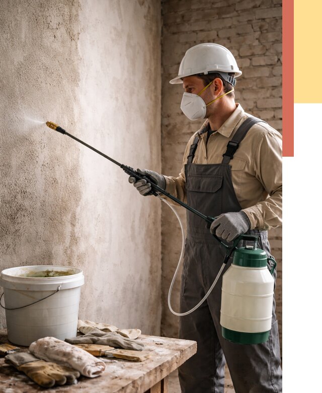 Антисептическая обработка стен в Светлограде от 1219 руб. — быстро и недорого | ОТДЕЛОЧНИК-Свт