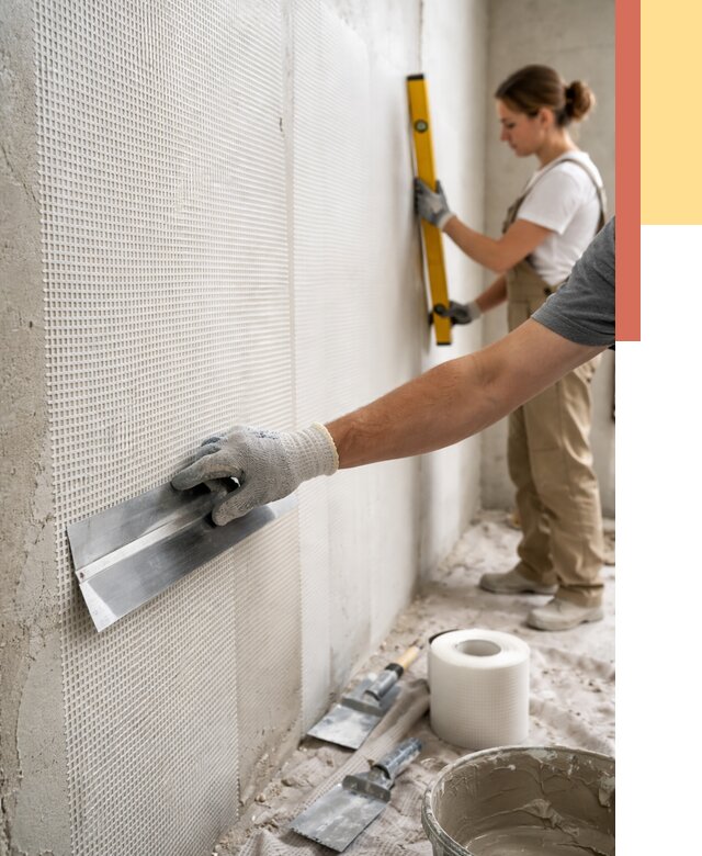 Армирование стен стеклосеткой в Светлограде от 3251 руб. под ключ | ОТДЕЛОЧНИК-Свт