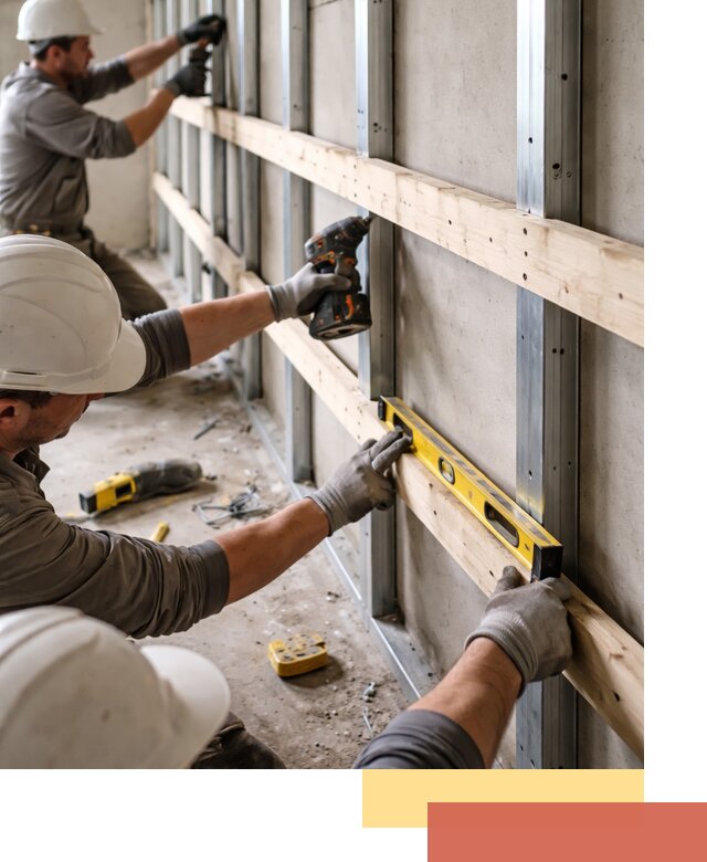 Устройство обрешетки под панели в Светлограде