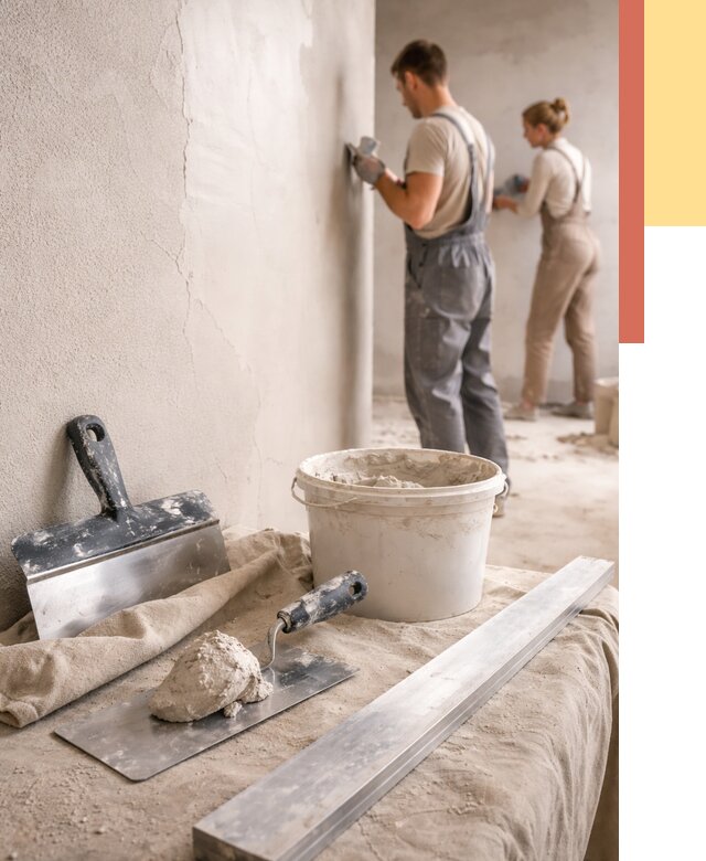 Штукатурка стен гипсовая в Светлограде от 4571 руб/м2 — быстро и недорого | ОТДЕЛОЧНИК-Свт