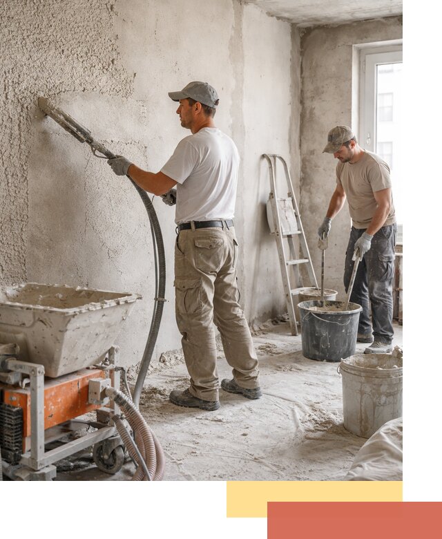 Машинная штукатурка стен в Светлограде — быстро и качественно