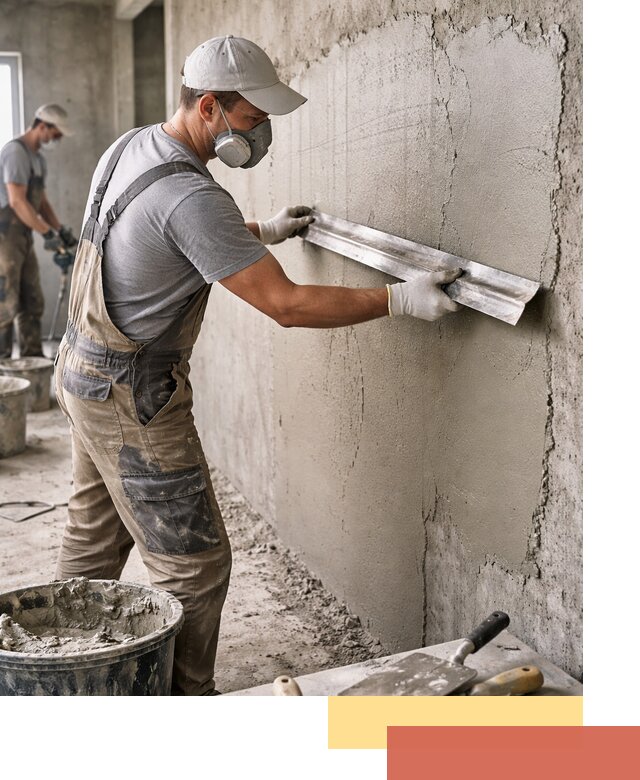 Штукатурка бетонных стен в Светлограде качественно и долговечно