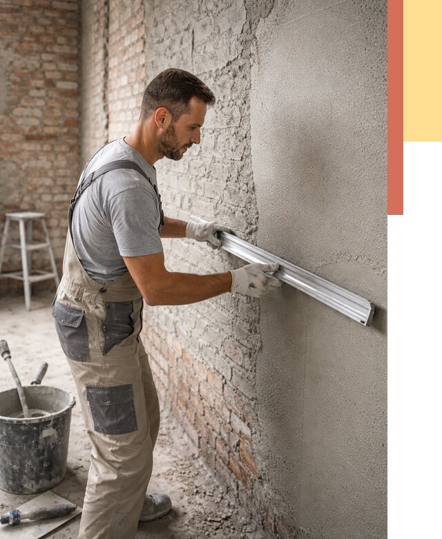 Штукатурка кирпичных стен в Светлограде от 4571 руб/м2 — быстро и недорого | ОТДЕЛОЧНИК-Свт