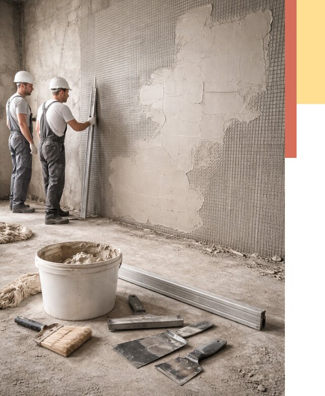 Штукатурка стен по сетке в Светлограде от 5587 руб./м2 — быстро и недорого | ОТДЕЛОЧНИК-Свт