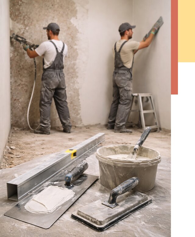 Штукатурка стен под обои в Светлограде от 4571 руб./м2 — выравнивание под обои | ОТДЕЛОЧНИК-Свт