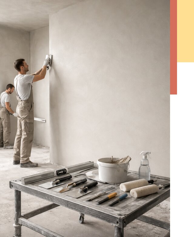 Штукатурка стен под покраску в Светлограде от 4571 руб./м² — качественно и недорого | ОТДЕЛОЧНИК-Свт