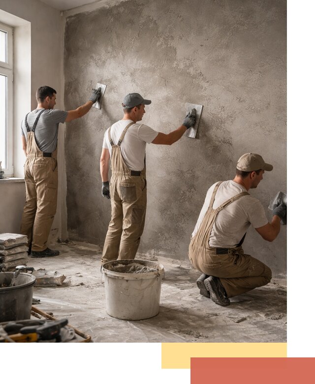 Декоративная штукатурка под бетон в Светлограде для стен и потолков