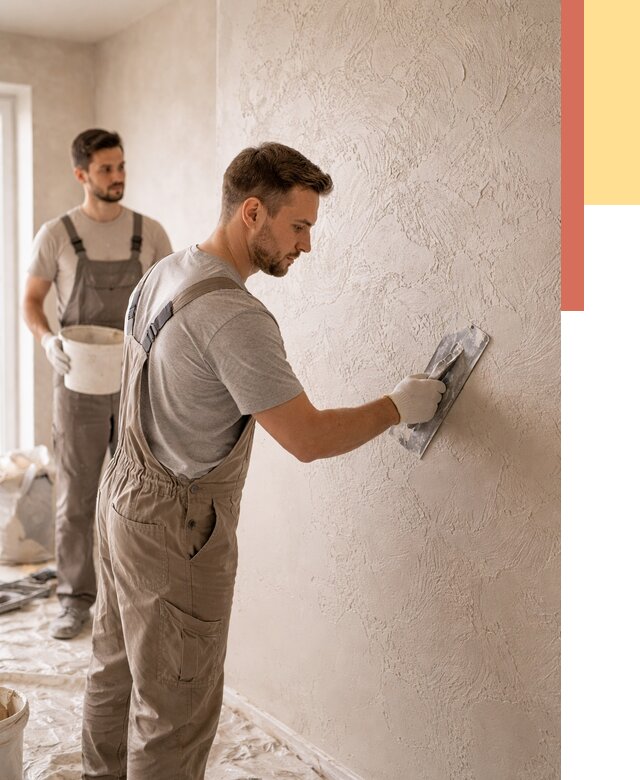 Фактурная штукатурка стен в Светлограде от 4266 руб./м² — заказать под ключ | ОТДЕЛОЧНИК-Свт