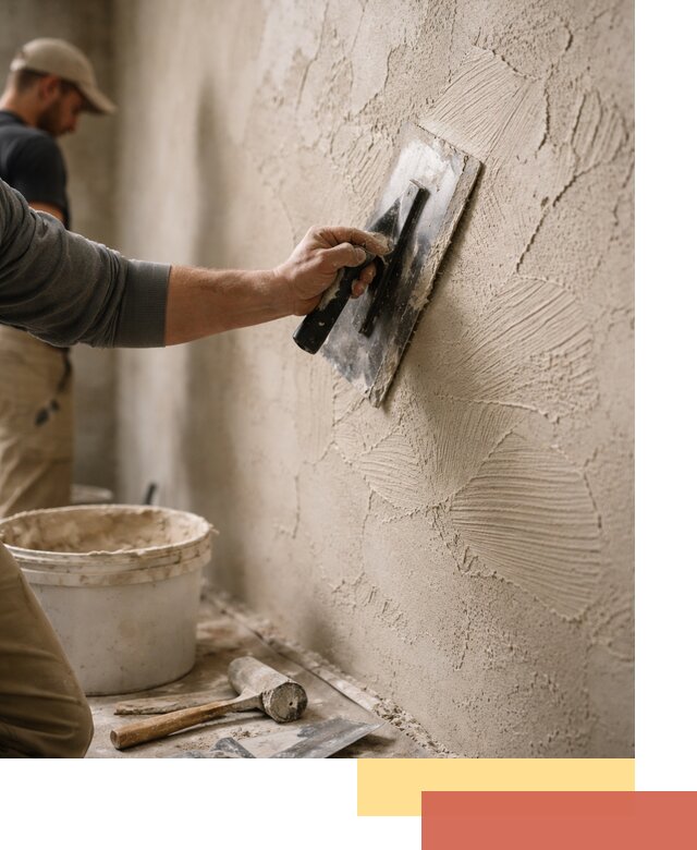 Фактурная штукатурка стен в Светлограде — монтаж, отделка, реставрация