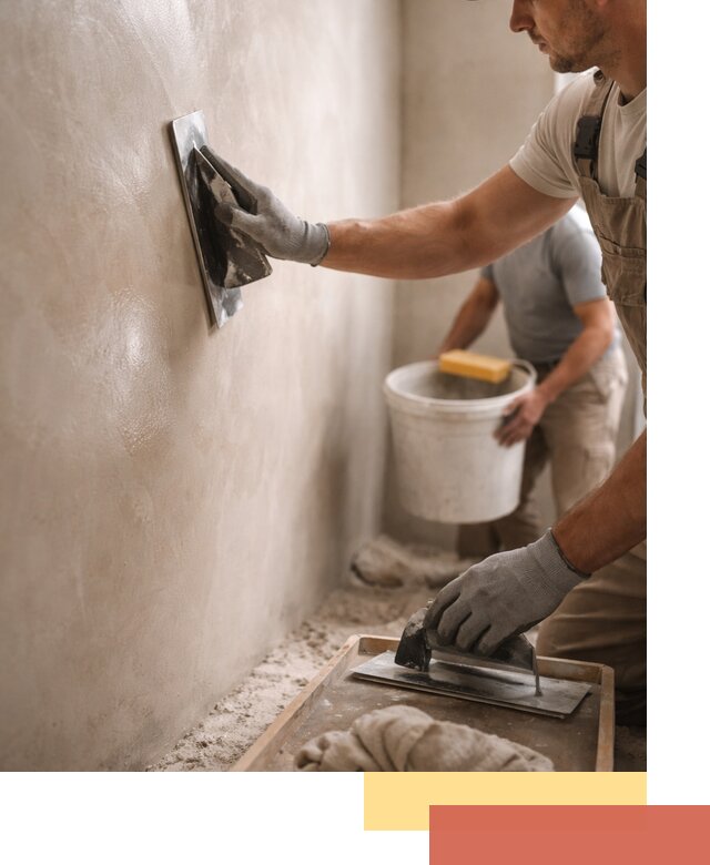 Нанесение марокканской штукатурки таделакт в Светлограде