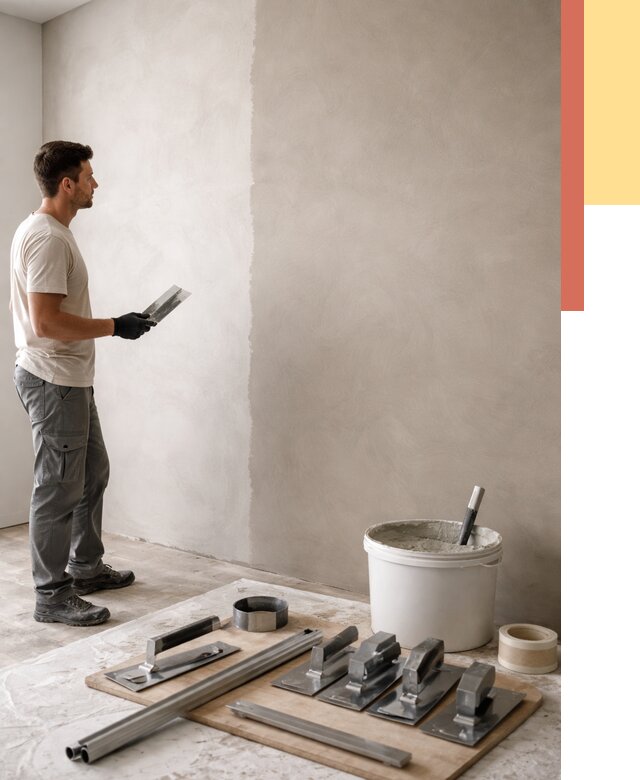 Нанесение микроцемента на стены в Светлограде от 3251 руб./м2 под ключ | ОТДЕЛОЧНИК-Свт