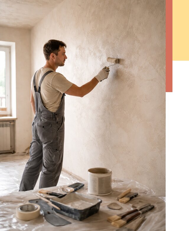 Нанесение лессирующей краски по декоративке в Светлограде от 1778 руб. | ОТДЕЛОЧНИК-Свт