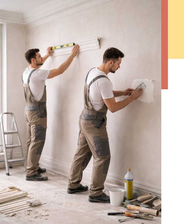 Монтаж лепнины на стены в Светлограде от 4571 руб. — недорого, быстро | ОТДЕЛОЧНИК-Свт