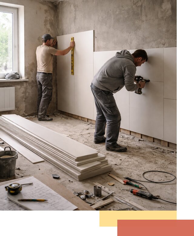 Монтаж ПВХ панелей на стены в Светлограде качественно и быстро