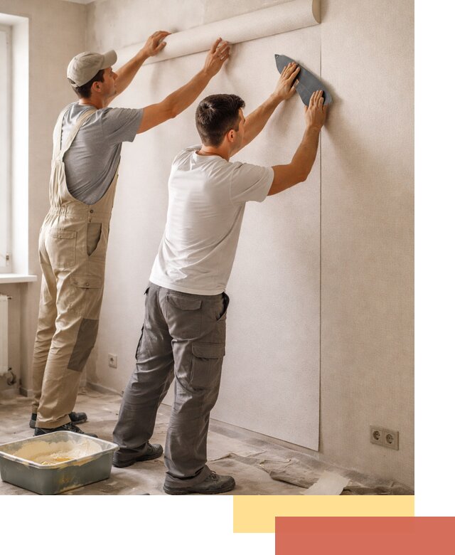 Поклейка виниловых обоев в Светлограде профессионально и качественно