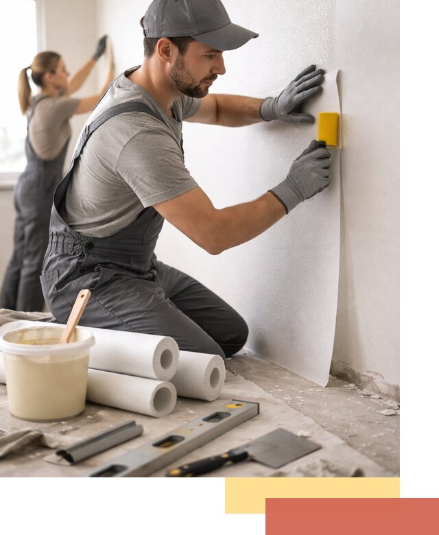 Поклейка стеклообоев профессионально в Светлограде