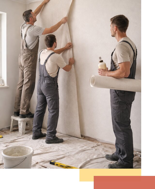 Оклейка стен обоями в Светлограде — качественно и профессионально