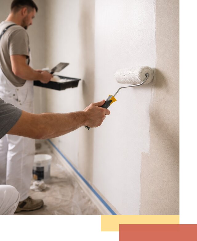 Покраска стен акриловой краской профессионально в Светлограде