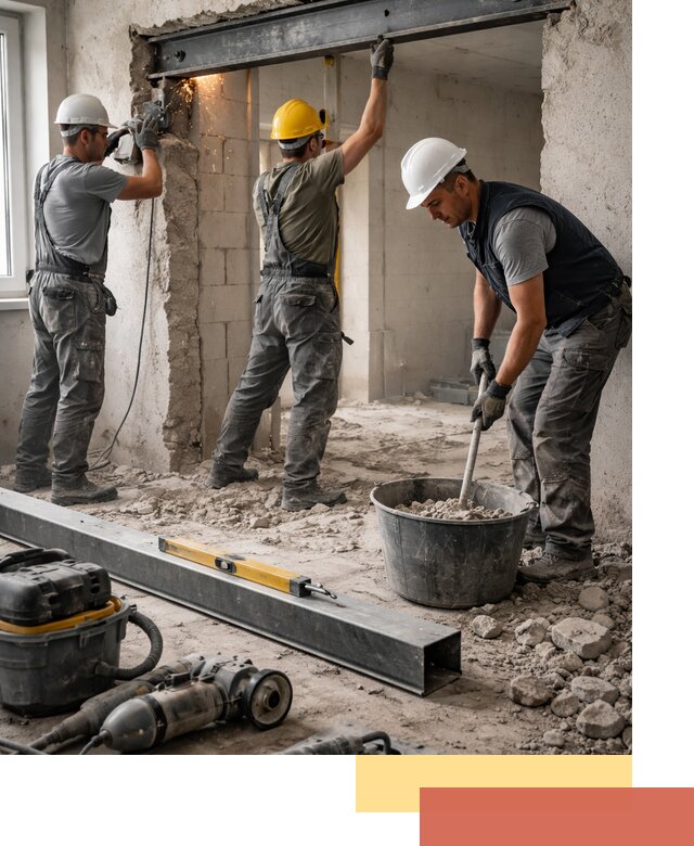 Создание проемов в стенах и несущих конструкциях в Светлограде