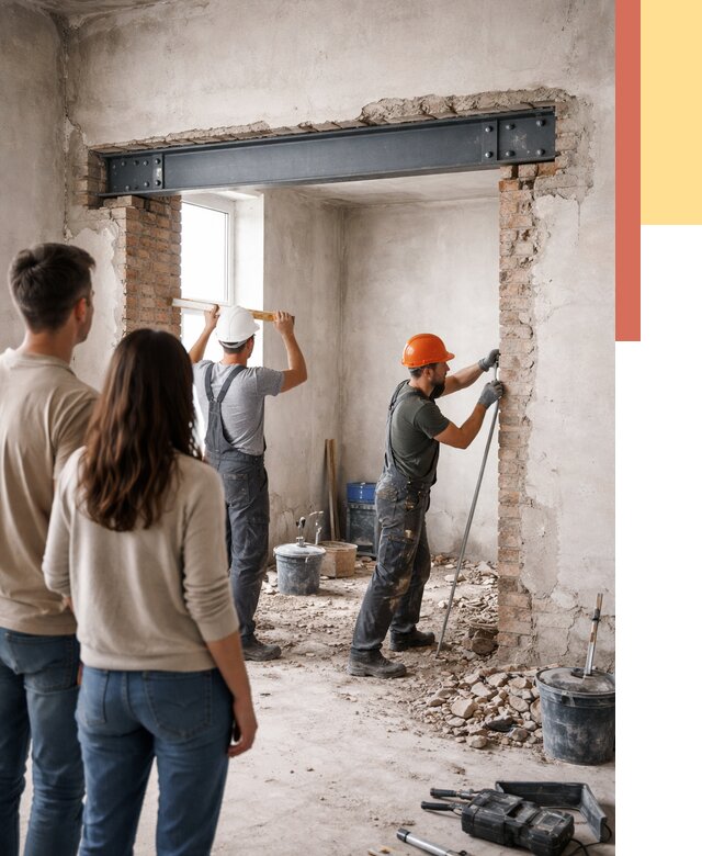 Усиление проема в стене в Светлограде от 9650 руб. — усиление дверного проема металлоконструкцией | ОТДЕЛОЧНИК-Свт