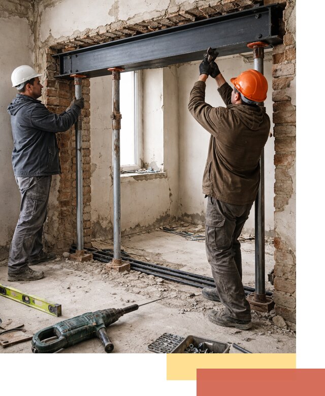 Усиление проема в стене в Светлограде для расширения и безопасности