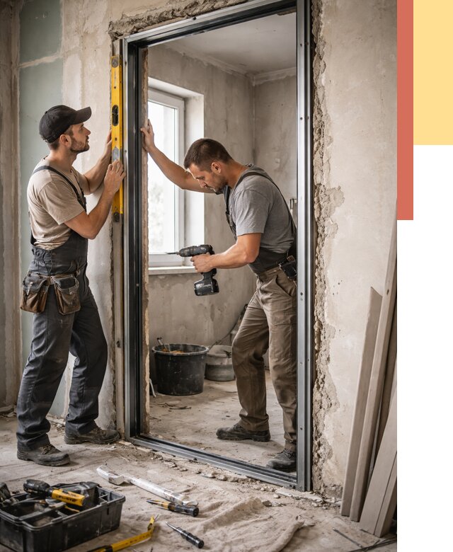 Закладка дверного проема в Светлограде от 3555 руб. — быстро и недорого | ОТДЕЛОЧНИК-Свт