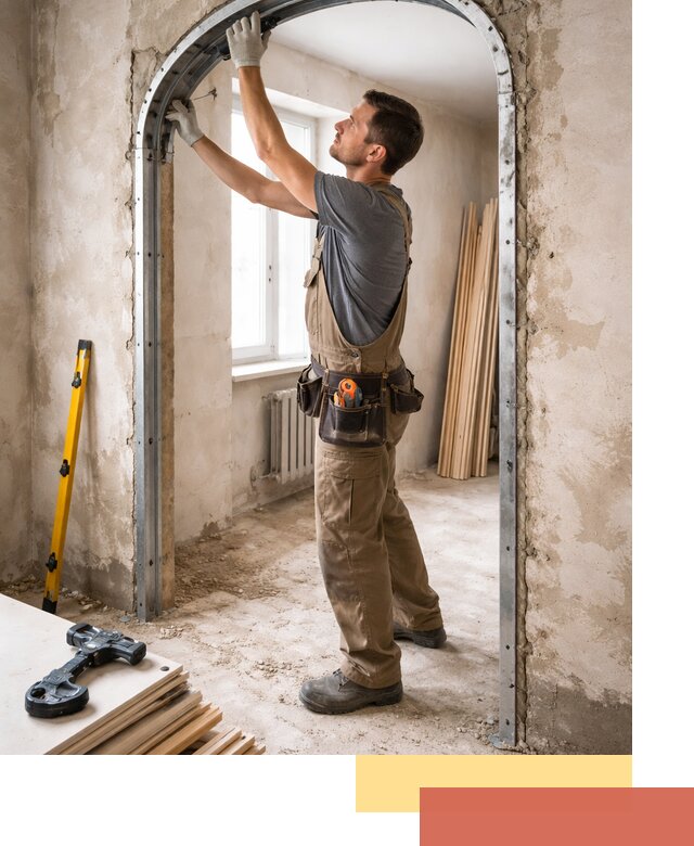 Устройство арочного проема в Светлограде под ключ