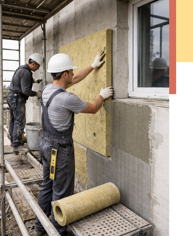 Утепление стен в Светлограде от 4368 руб. под ключ — быстро и недорого | ОТДЕЛОЧНИК-Свт