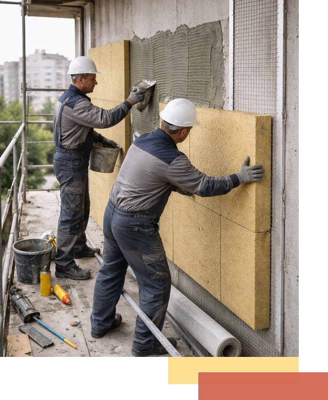 Утепление стен зданий и домов в Светлограде качественно и надежно