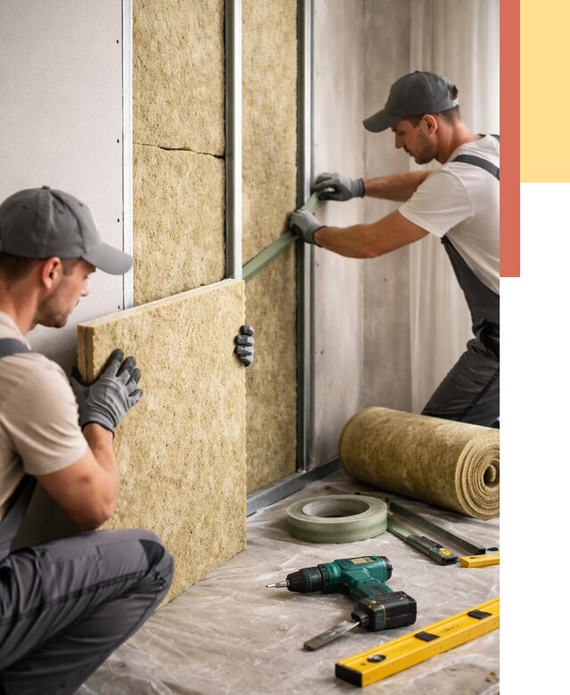 Шумоизоляция стен в Светлограде под ключ от 1879 руб. | ОТДЕЛОЧНИК-Свт