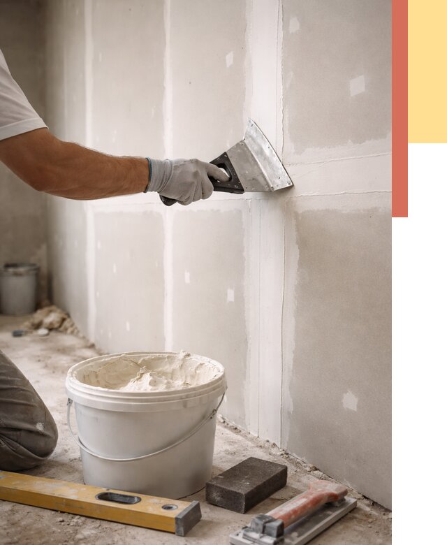 Шпаклевка перегородок из гипсокартона в Светлограде от 2540 руб. — услуги ОТДЕЛОЧНИК-Свт