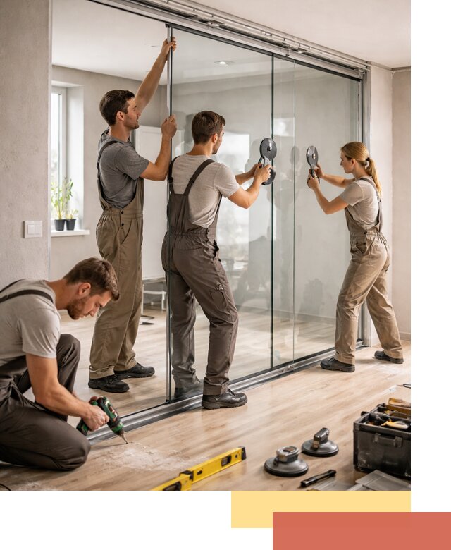 Изготовление стеклянных перегородок на заказ в Светлограде