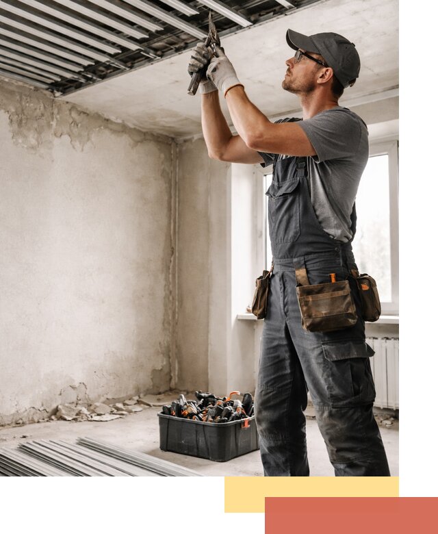 Демонтаж реечного потолка в Светлограде быстро и аккуратно