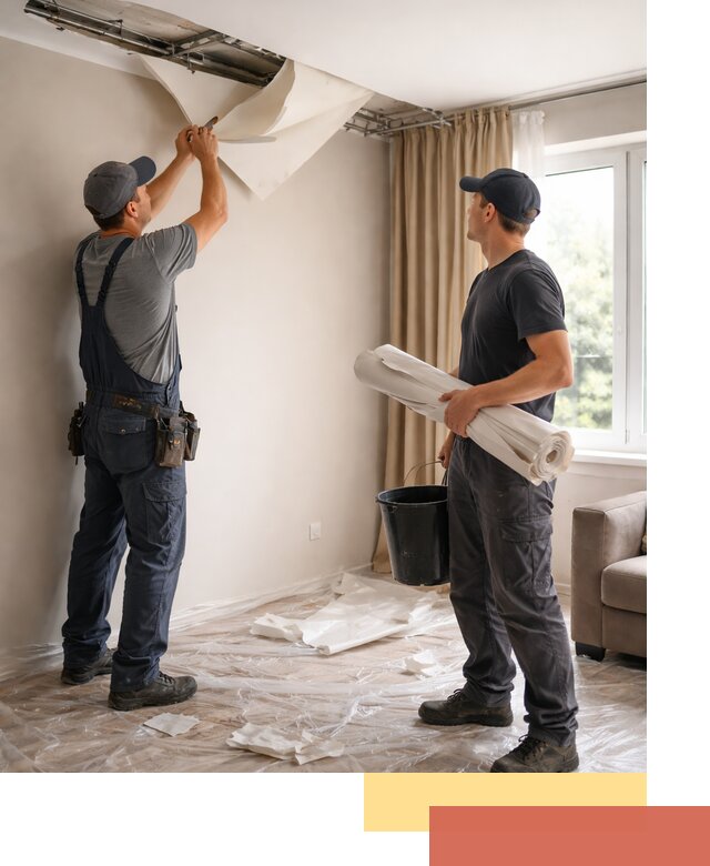 Демонтаж натяжного потолка в Светлограде быстро и аккуратно