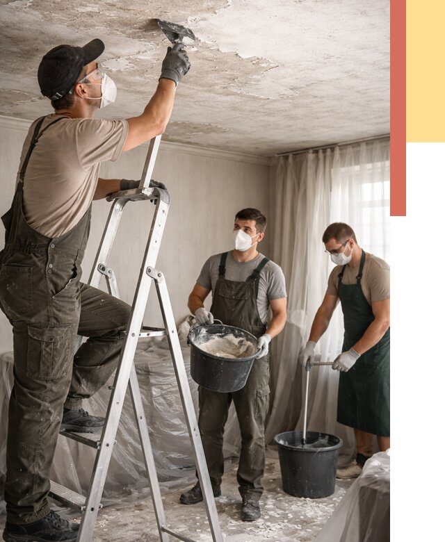 Удаление побелки с потолка в Светлограде от 2540 руб. быстро и недорого | ОТДЕЛОЧНИК-Свт