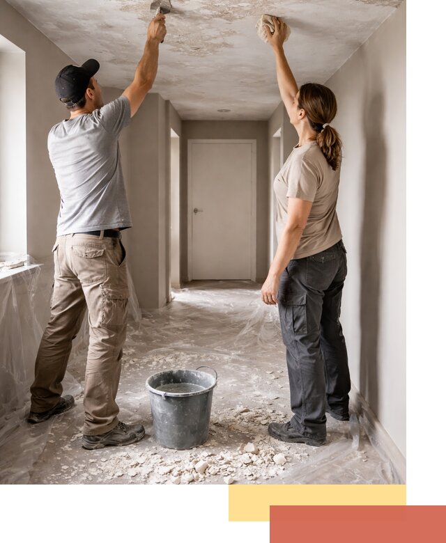 Удаление побелки с потолка в Светлограде — быстро и аккуратно