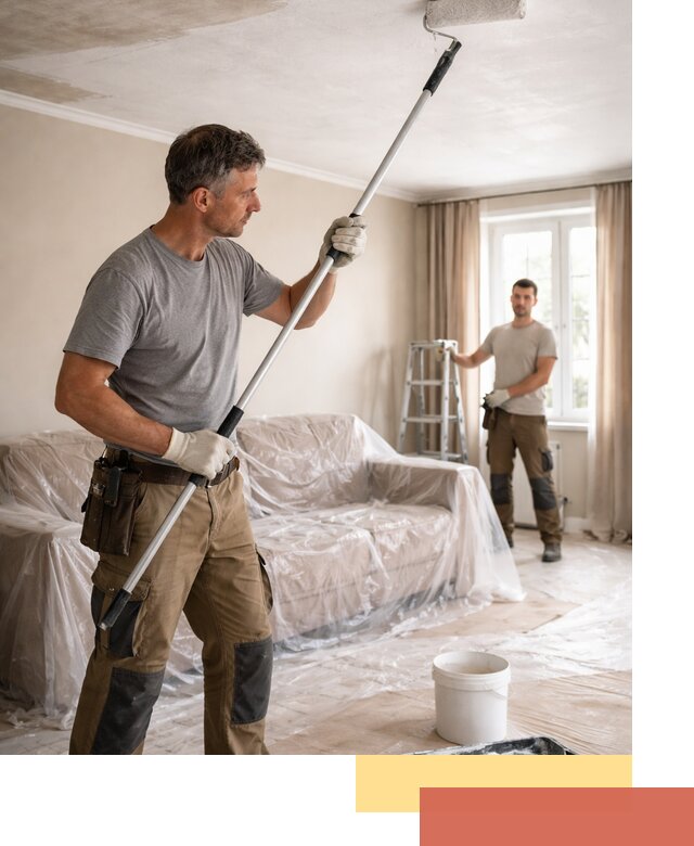 Грунтовка потолка в Светлограде — подготовка под покраску и отделку