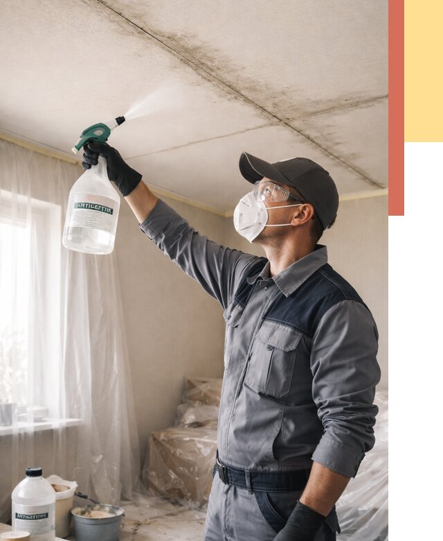 Антисептическая обработка потолка в Светлограде от 2540 руб. | ОТДЕЛОЧНИК-Свт