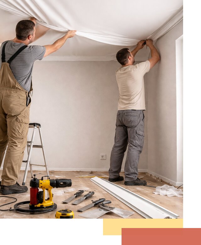 Монтаж ПВХ натяжного потолка в Светлограде качественно и быстро