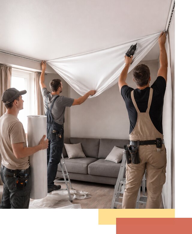 Монтаж сатинового натяжного потолка в Светлограде качественно и быстро