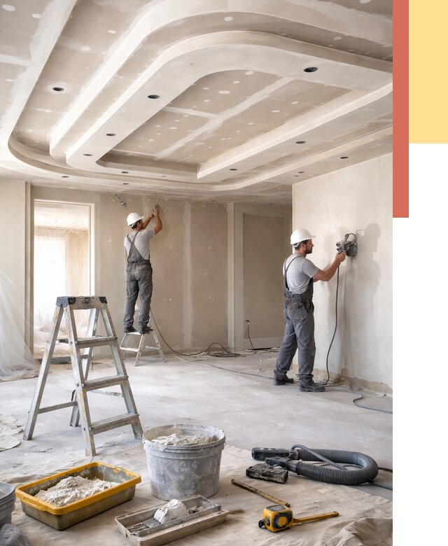 Многоуровневый потолок из гипсокартона в Светлограде от 762 руб. под ключ | ОТДЕЛОЧНИК-Свт