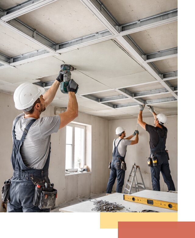 Кессонный потолок из гипсокартона под ключ в Светлограде